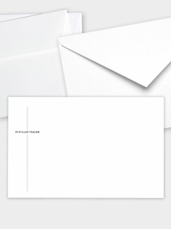 Umschlag im klassischen Format (191 x 120 mm) | Auswahl: Papiersorte, gerade Klappe/Haftklebung oder Spitzklappe/Nassklebung | Adresseindruck und Lettershop möglich | Motiv Kreuz abstrakt| TUK_515_ATD